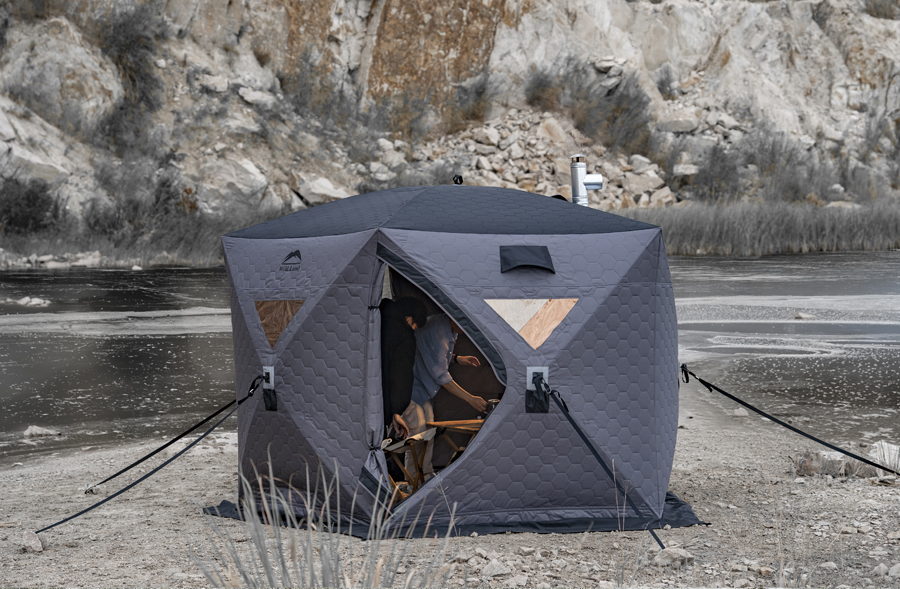China Star Hub Tent Portable Pop Up Ice Fishing Angler Thermal Hub Shelter  Tent manufacturers and suppliers